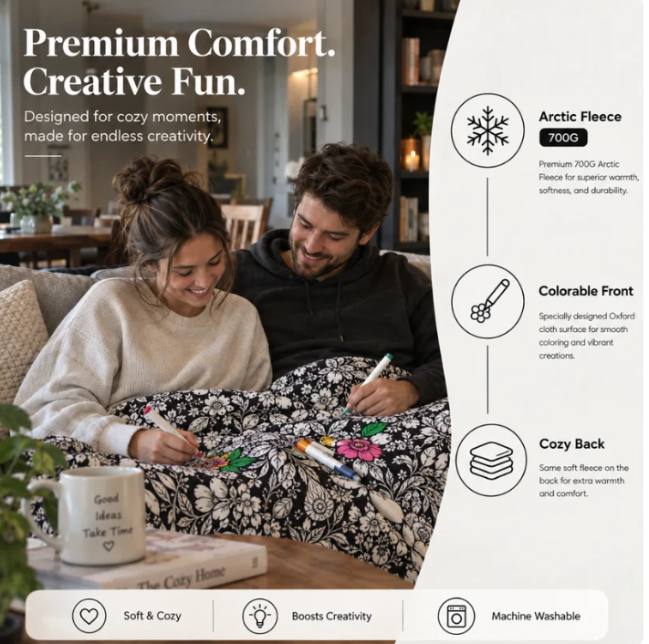 Nyla™ Coloring Blanket